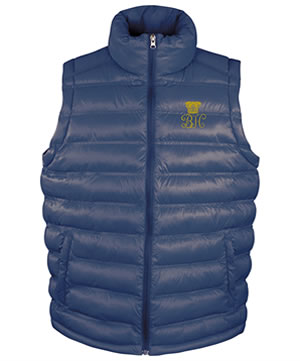 padded gilet